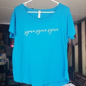 Tri Sigma tshirt and tank lot